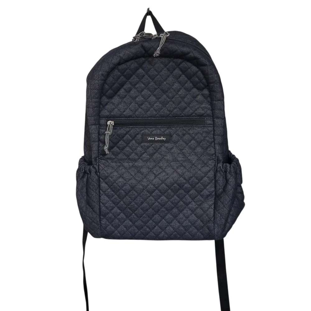 Vera Bradley | Bags | Vera Bradley Quilted Denim Backpack  display picture 2